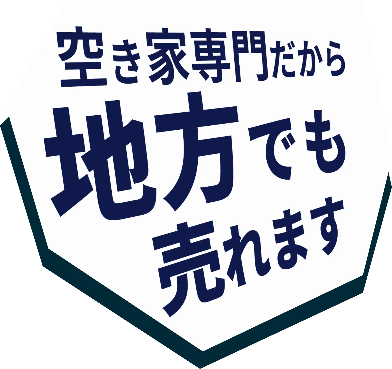空き家専門だから地方でも売れます