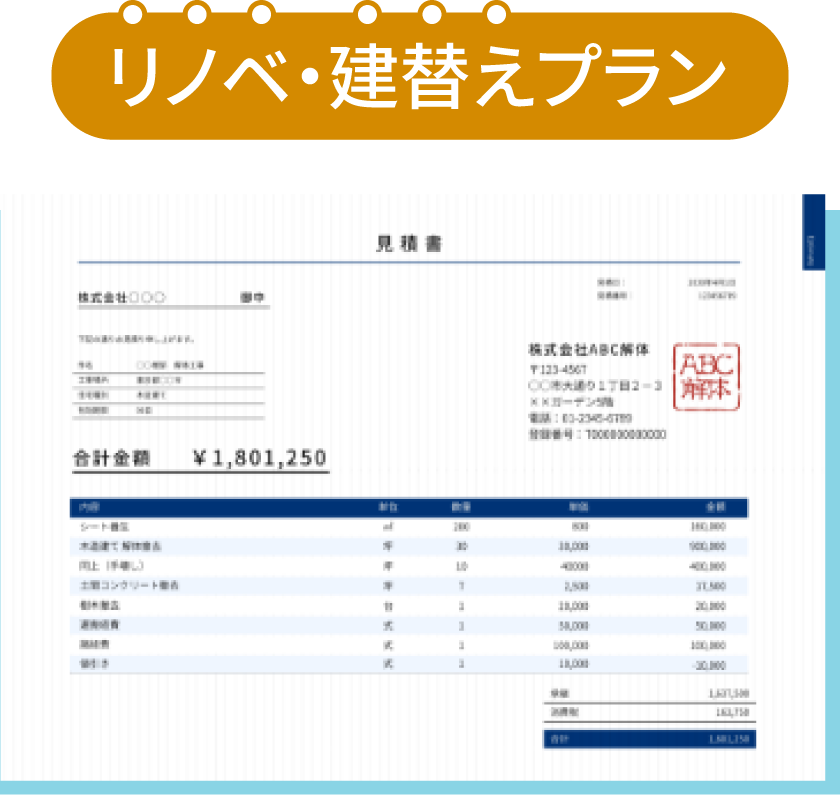 住むイメージが湧く!リノベ・建替えプラン