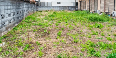 土地活用事例01庭